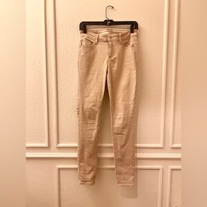 Old Navy Women’s Rock Star Light Tan Skinny Jeans